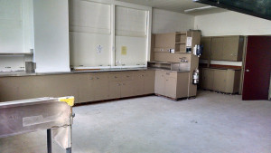 The kitchen.