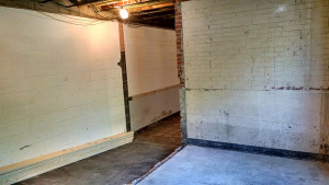 Looking from the Meeting Room towards the downstairs hallway.