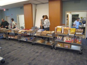 The next Saturday, the Food Pantry was back in business.